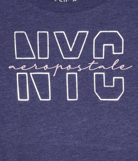 Aeropostale NYC Foil Graphic Tee Aeropostale NYC Foil Graphic Tee