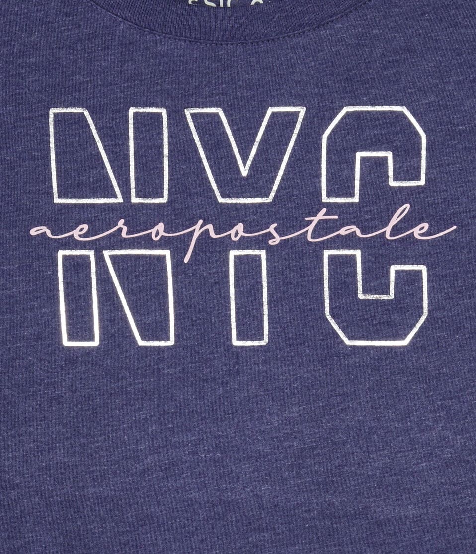 Aeropostale NYC Foil Graphic Tee