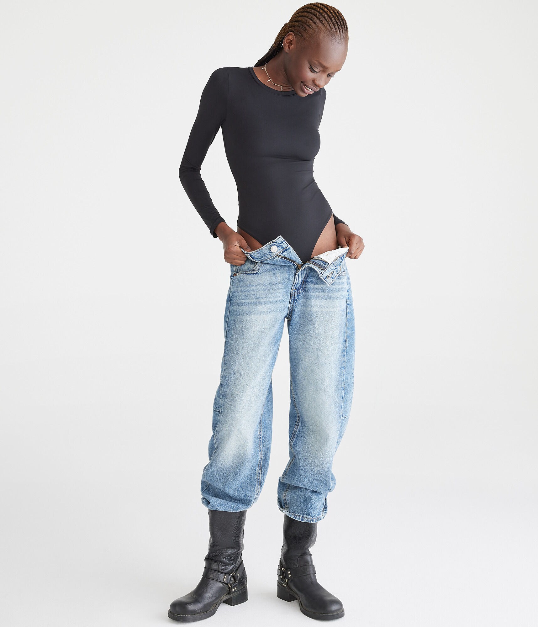 Long Sleeve Seriously Soft Smooth Crew Bodysuit