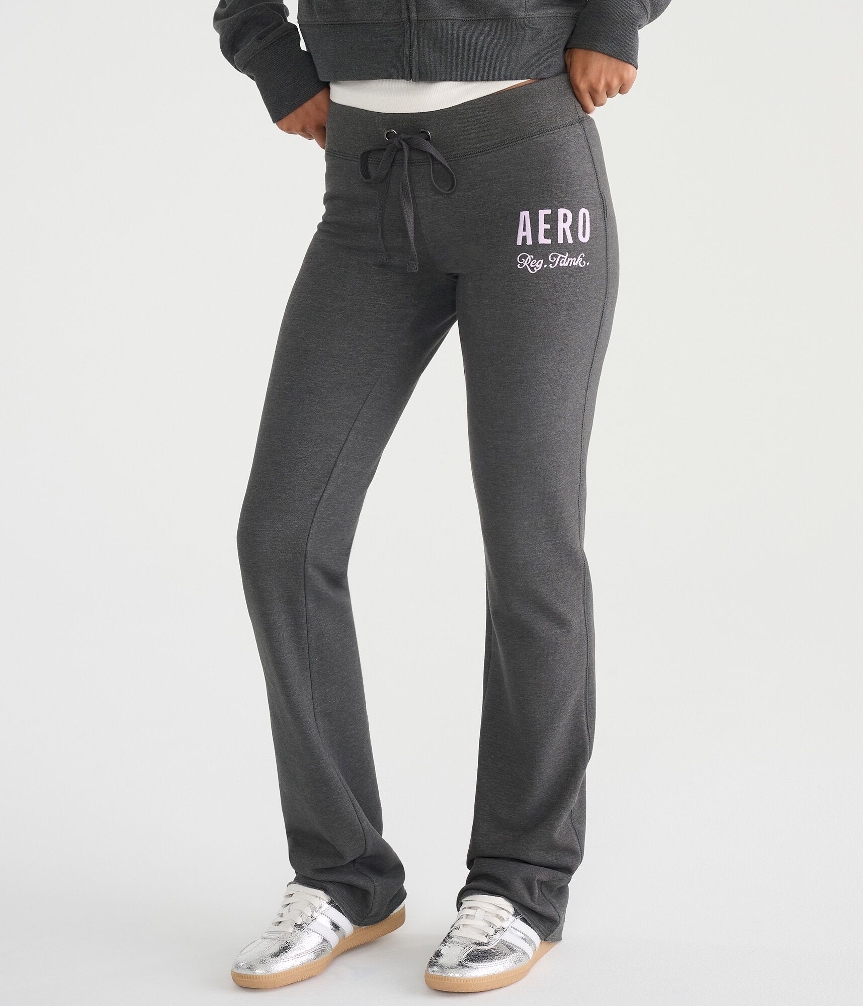 Aero Trademark Fit &amp; Flare Sweatpants