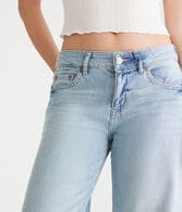 Low-Rise Baggy Wide Leg Jean