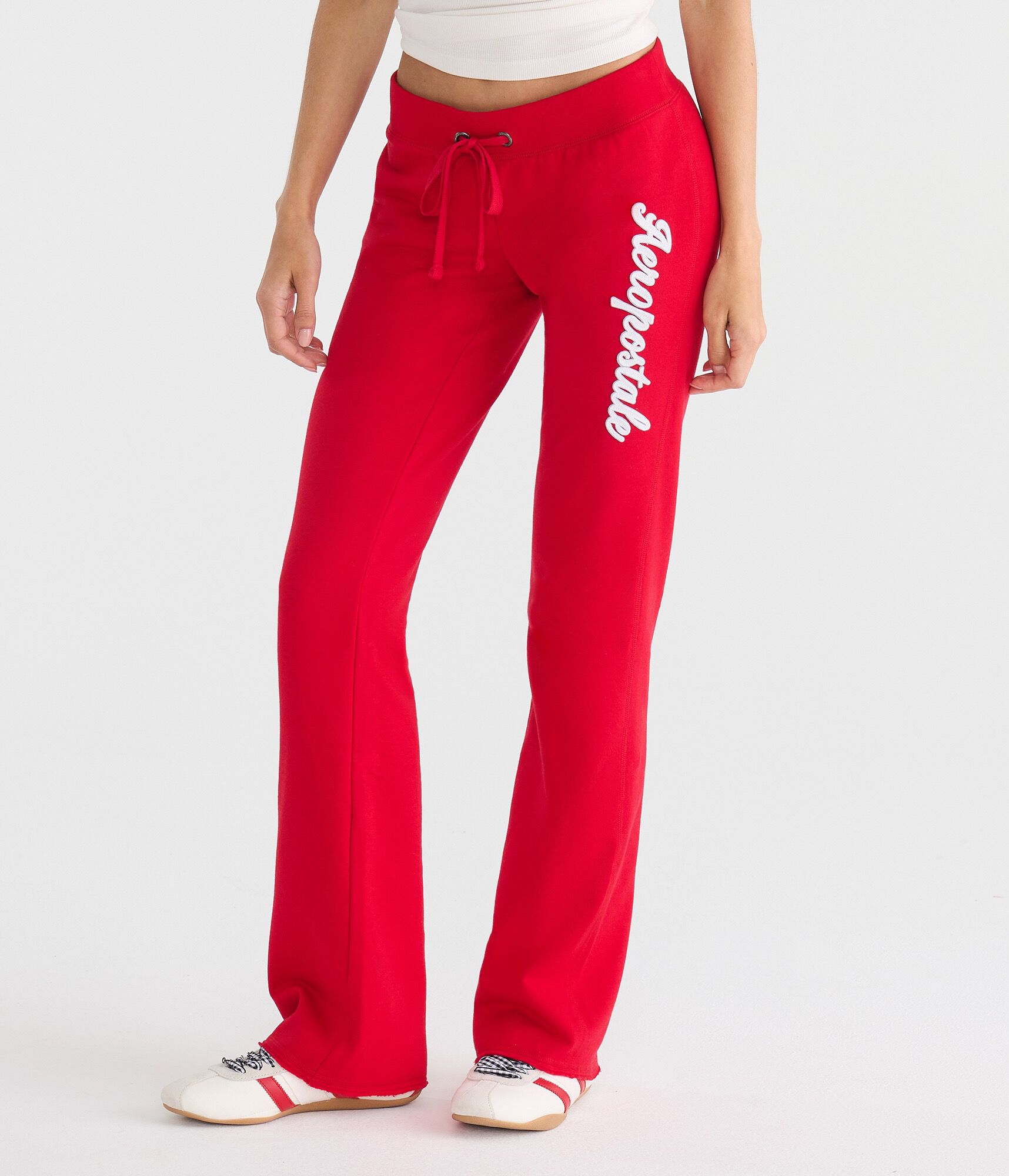 Aeropostale Script Fit &amp; Flare Sweatpants