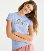 Aero Floral Graphic Tee