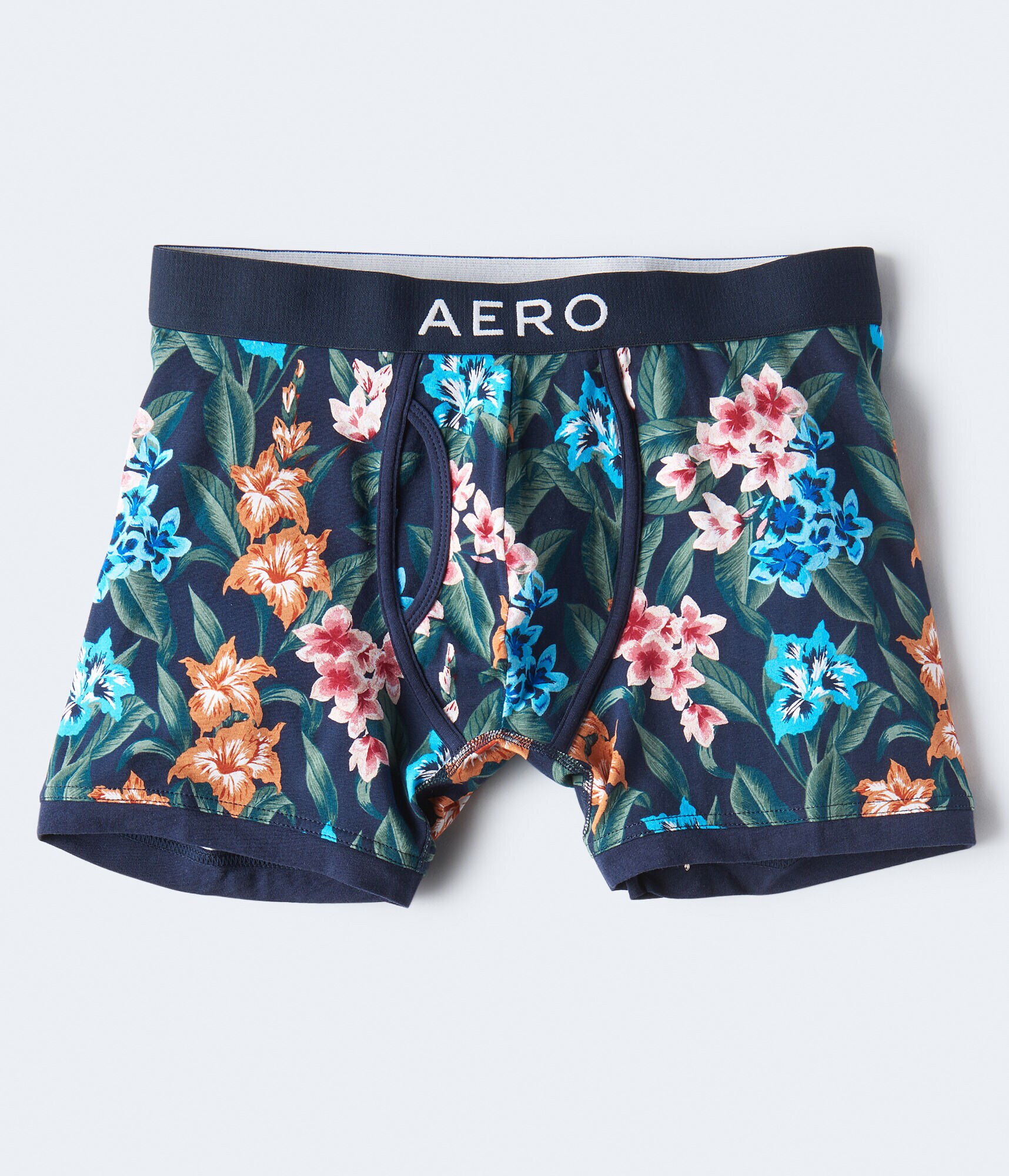 Tropical Floral Knit Boxer Briefs
