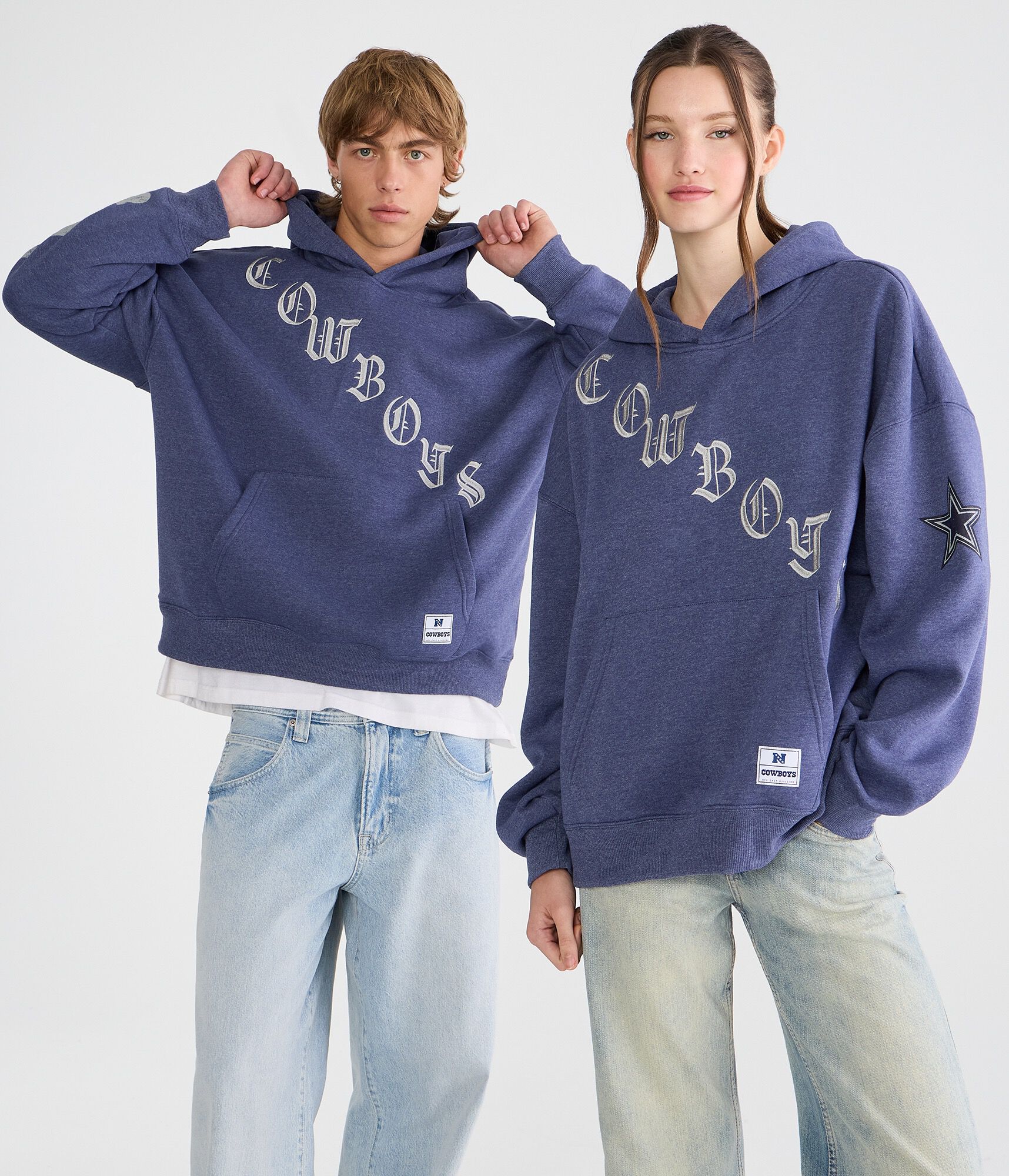 Dallas Cowboys Embroidered Pullover Hoodie