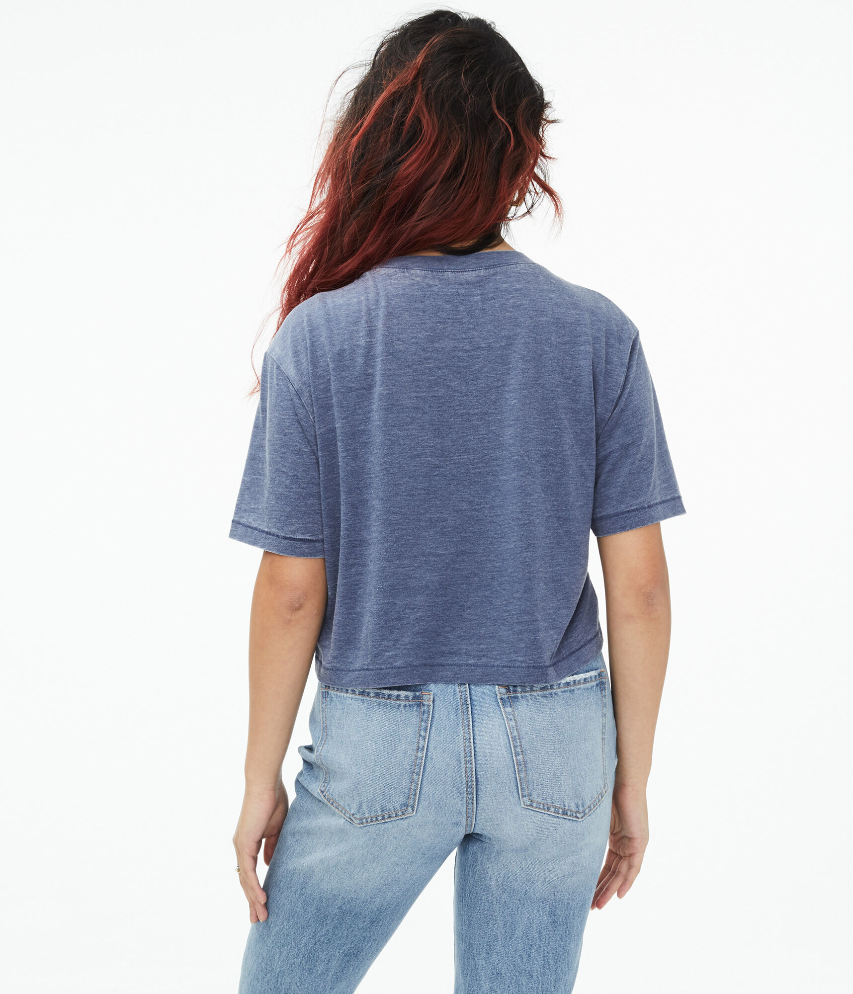 Boxy Cropped Crew Tee