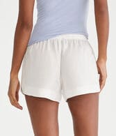 High-Rise Washed Dolphin Shorts