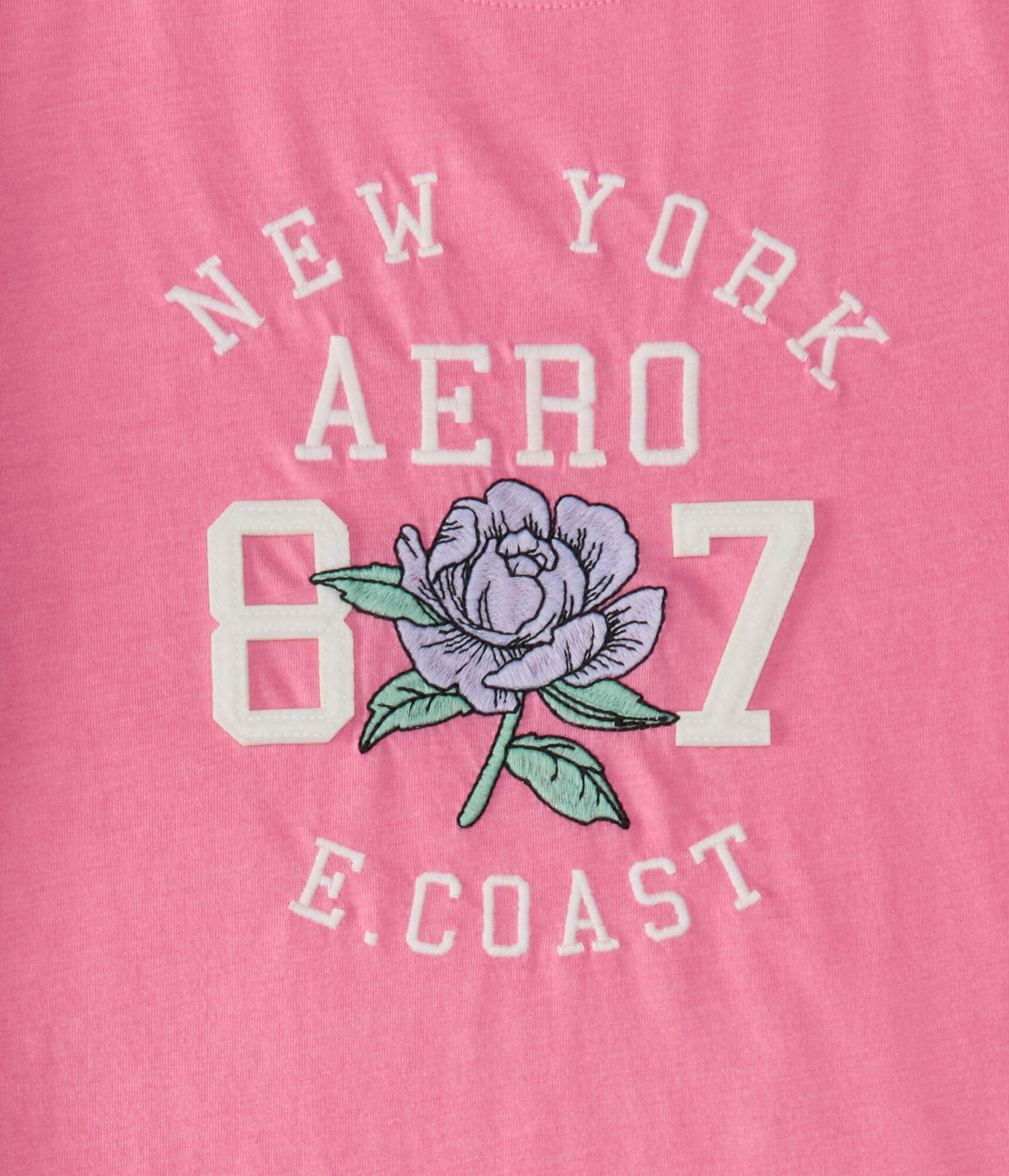 Aero 87 Rose Appliqu&eacute; Graphic Tee