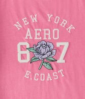 Aero 87 Rose Appliqué Graphic Tee