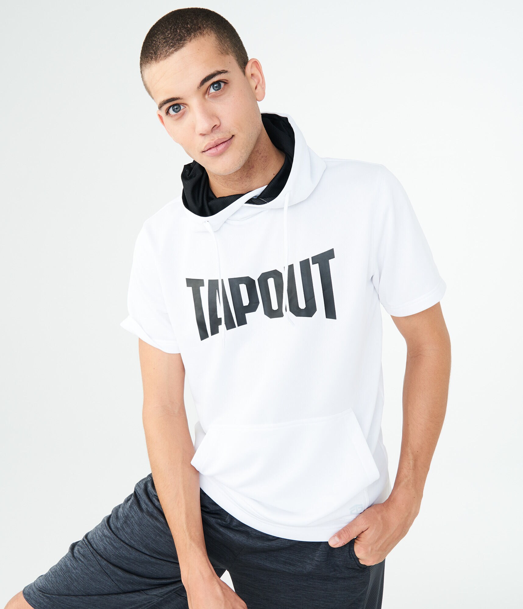 Tapout Short Sleeve Tempo Pullover Hoodie
