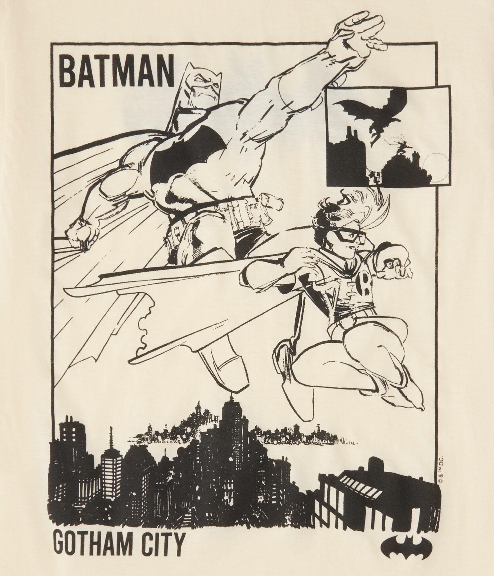 Batman Gotham City Relaxed Graphic Tee