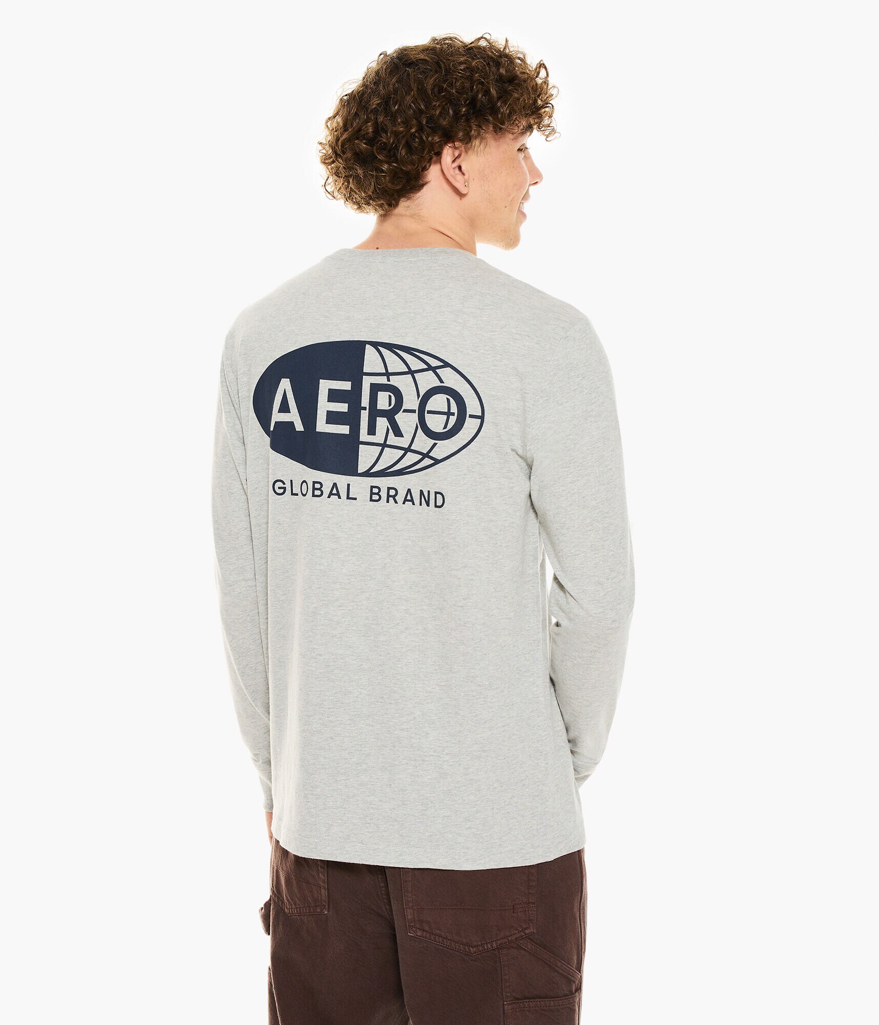 Long Sleeve Aero Global Brand Graphic Tee