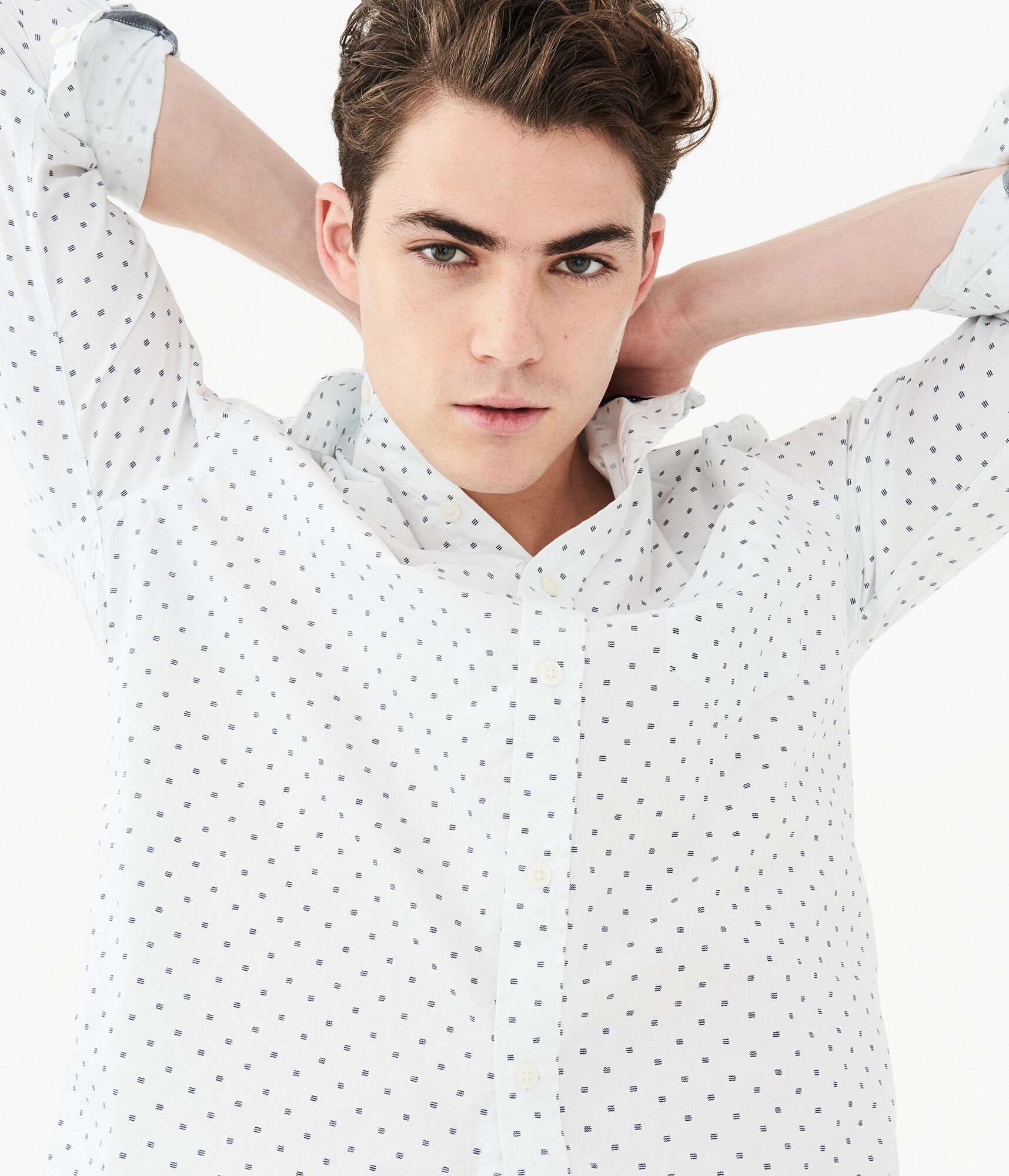 long sleeve mini waves woven shirt aeropostale interview