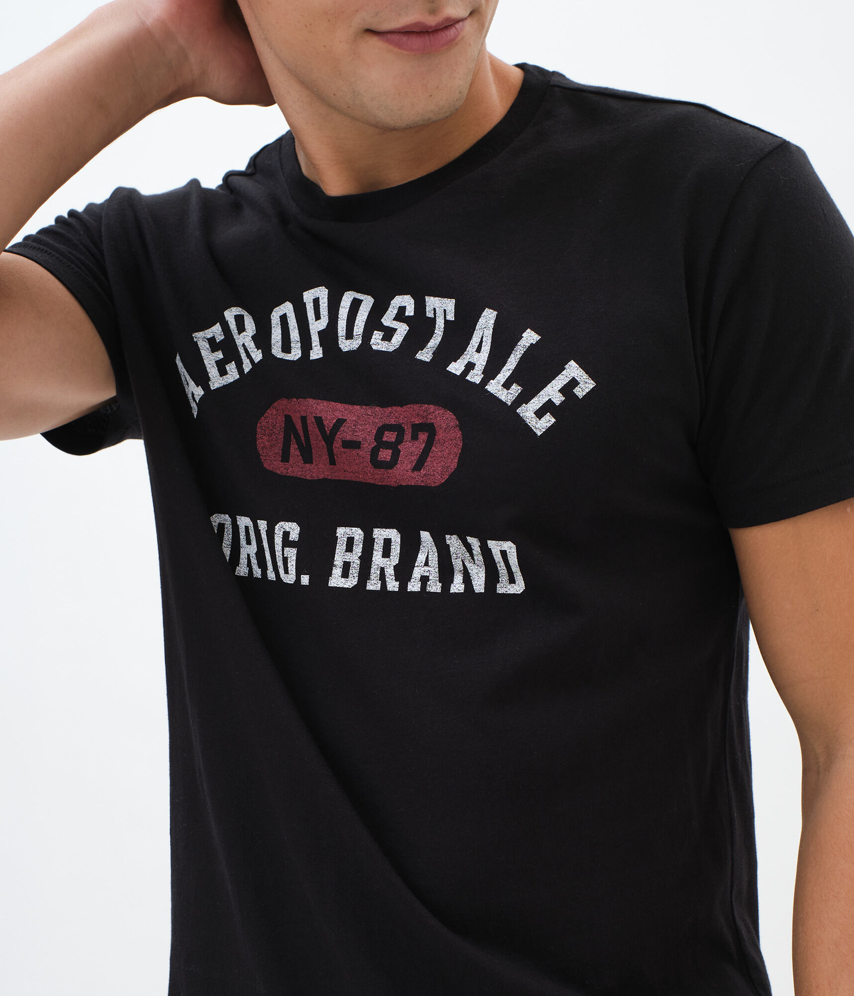 Aeropostale NY-87 Logo Graphic Tee