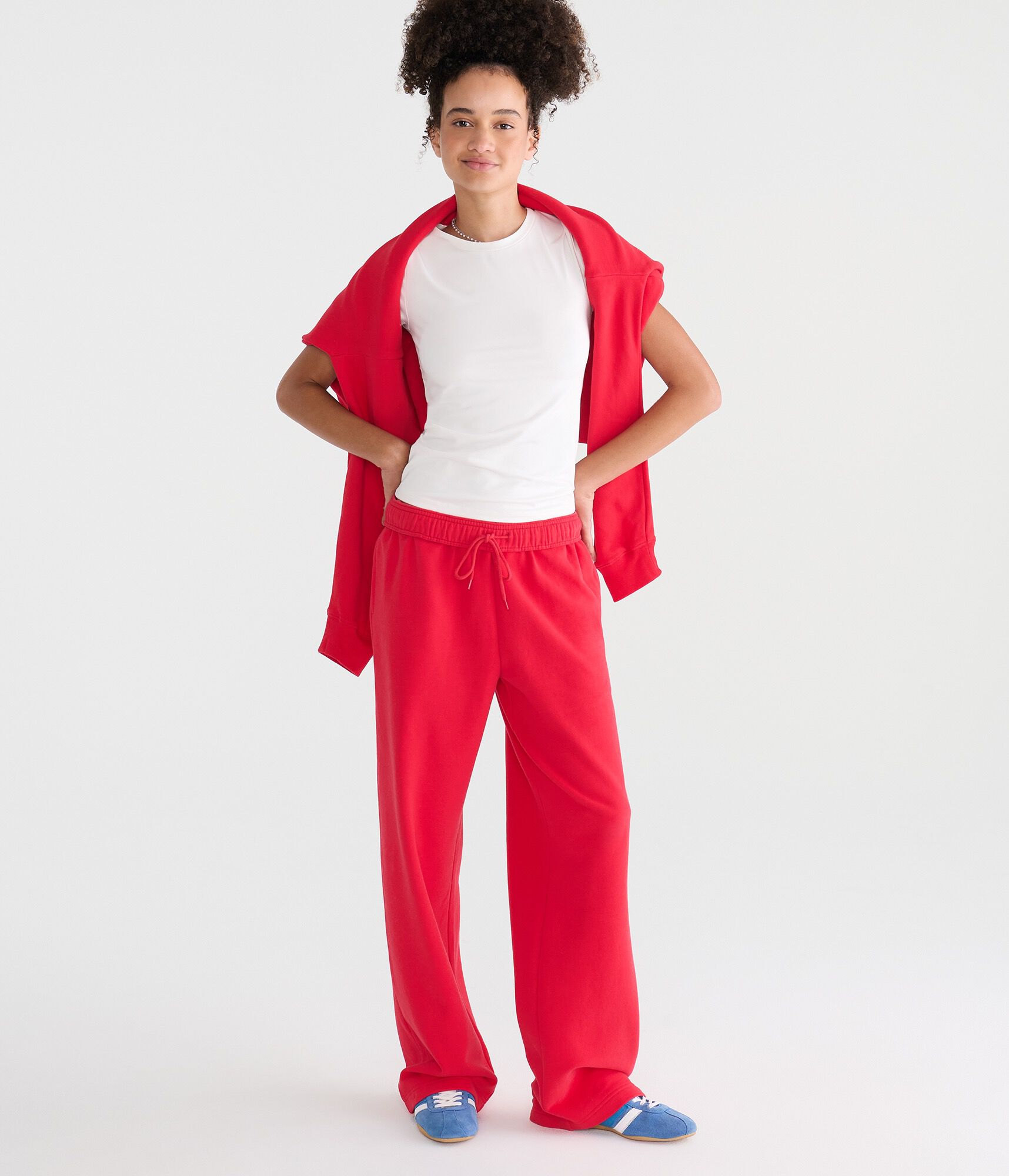 Cloud Soft Mid-Rise Straight Leg Sweatpants