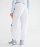 Cloud Soft Patchwork Slouchy High-Rise Jogger Sweatpants
