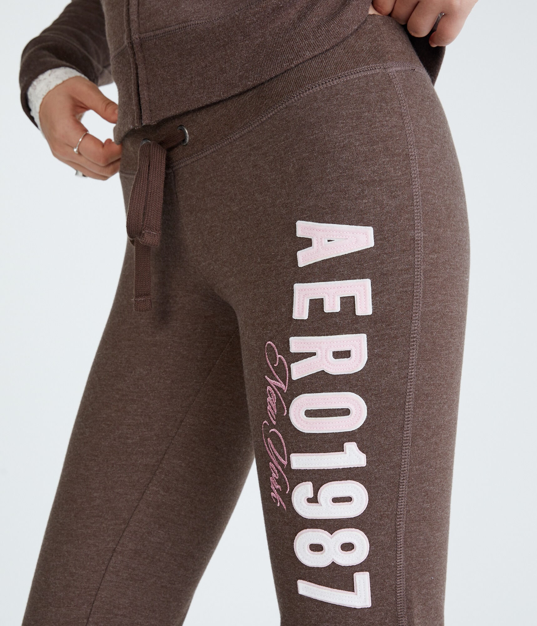Aero1987 New York Fit &amp; Flare Sweatpants