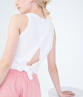 Solid Tie-Back Muscle Tank