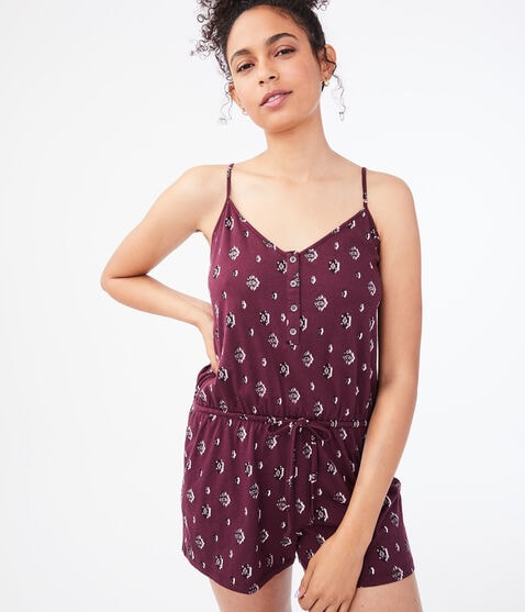 Ikat Button Romper Ikat Button Romper