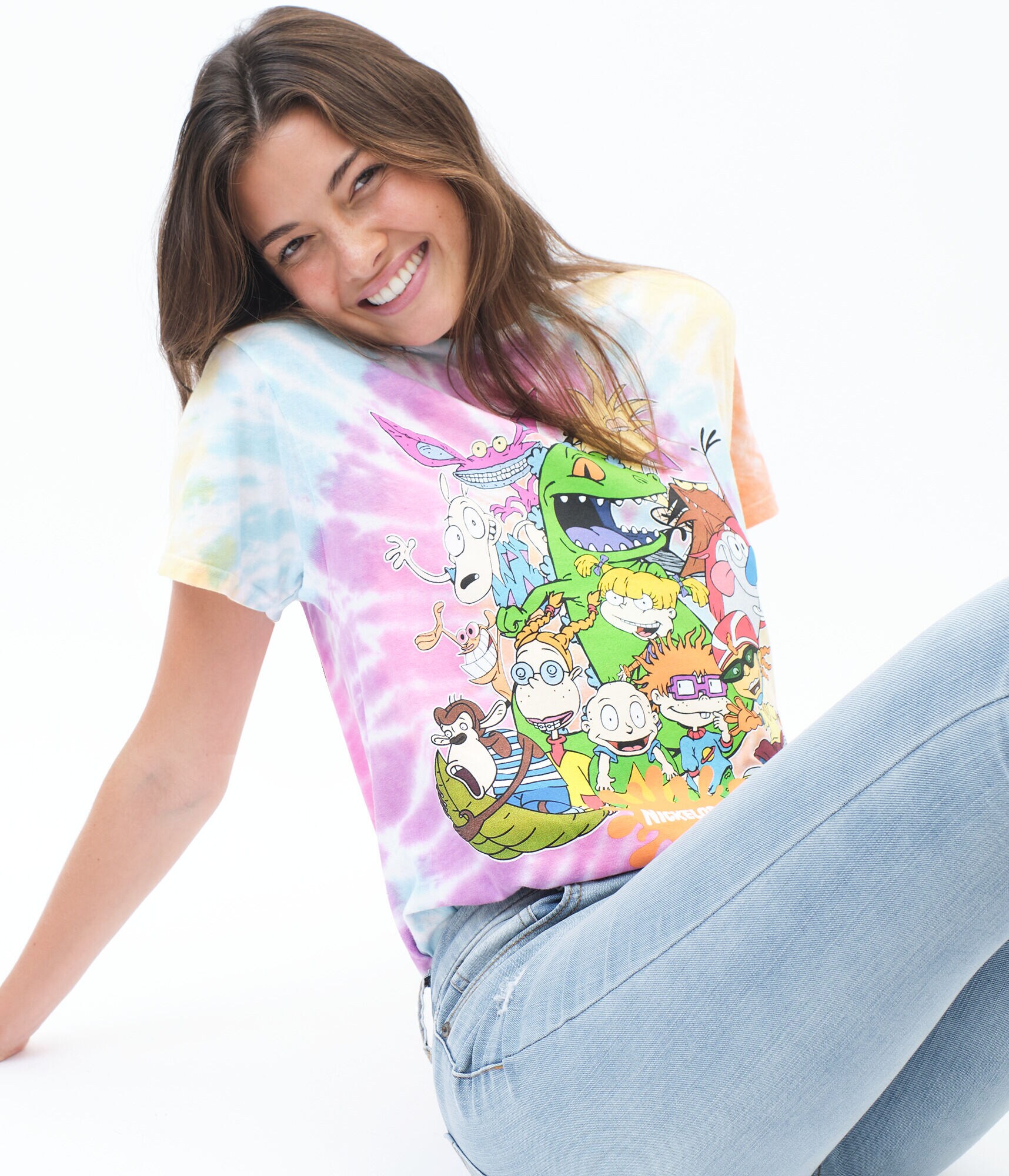 Made In The '90s Tie-Dye Boyfriend Graphic Tee***