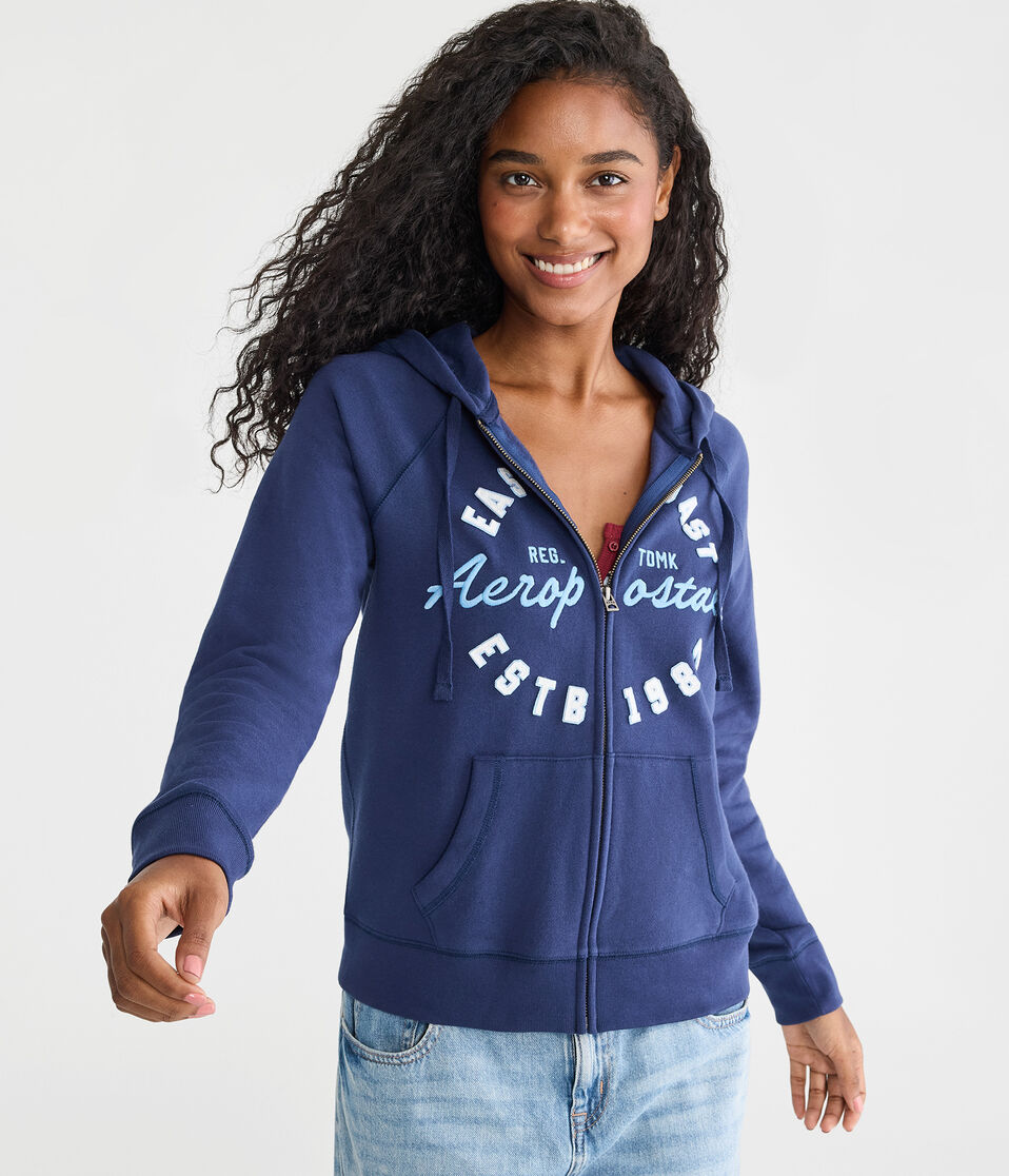 Aeropostale East Coast Full-Zip Hoodie