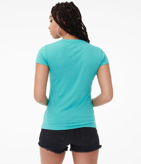 Cali Aero New York Appliqué Graphic Tee Cali Aero New York Appliqué Graphic Tee