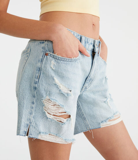 Low-Rise Baggy Denim Shorts 6" Low-Rise Baggy Denim Shorts 6"