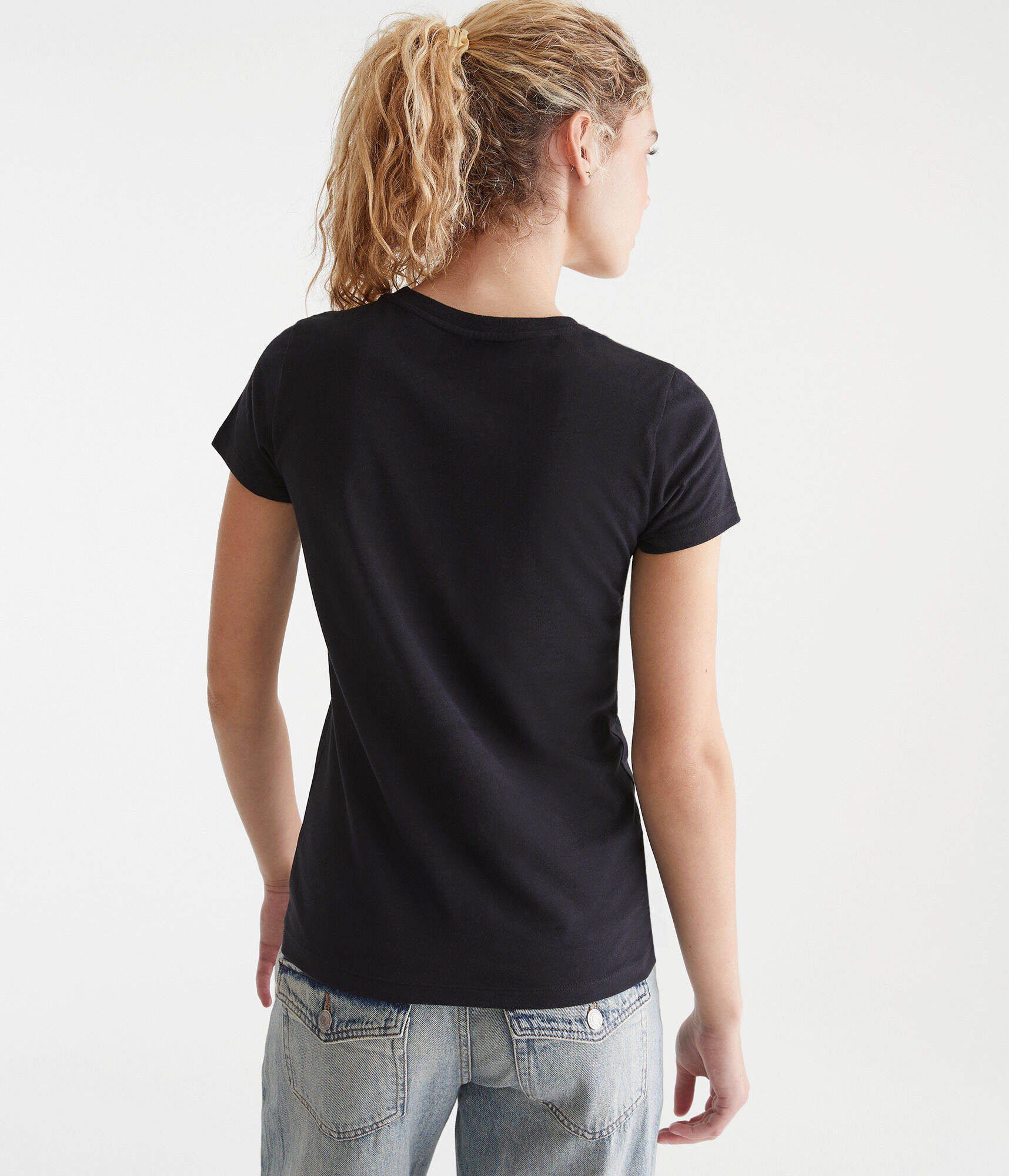 Aero Rhinestone Star Graphic Tee
