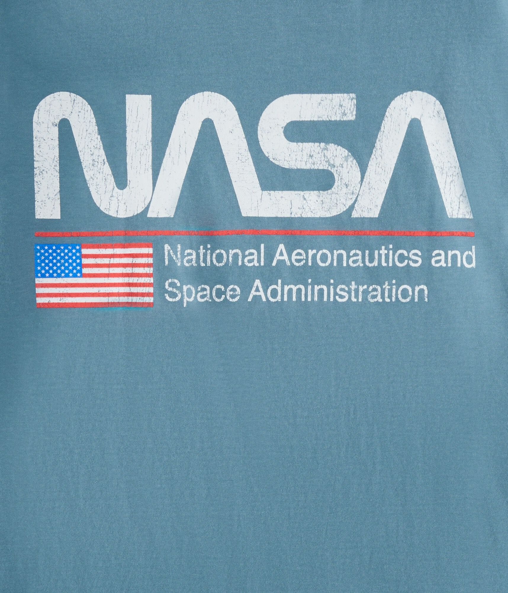 NASA Flag Relaxed Graphic Tee