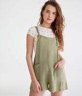 Solid Utility Romper