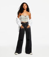 Striped Multiway Crop Top