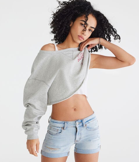 Seriously Stretchy Low-Rise Denim Midi Shorts Seriously Stretchy Low-Rise Denim Midi Shorts