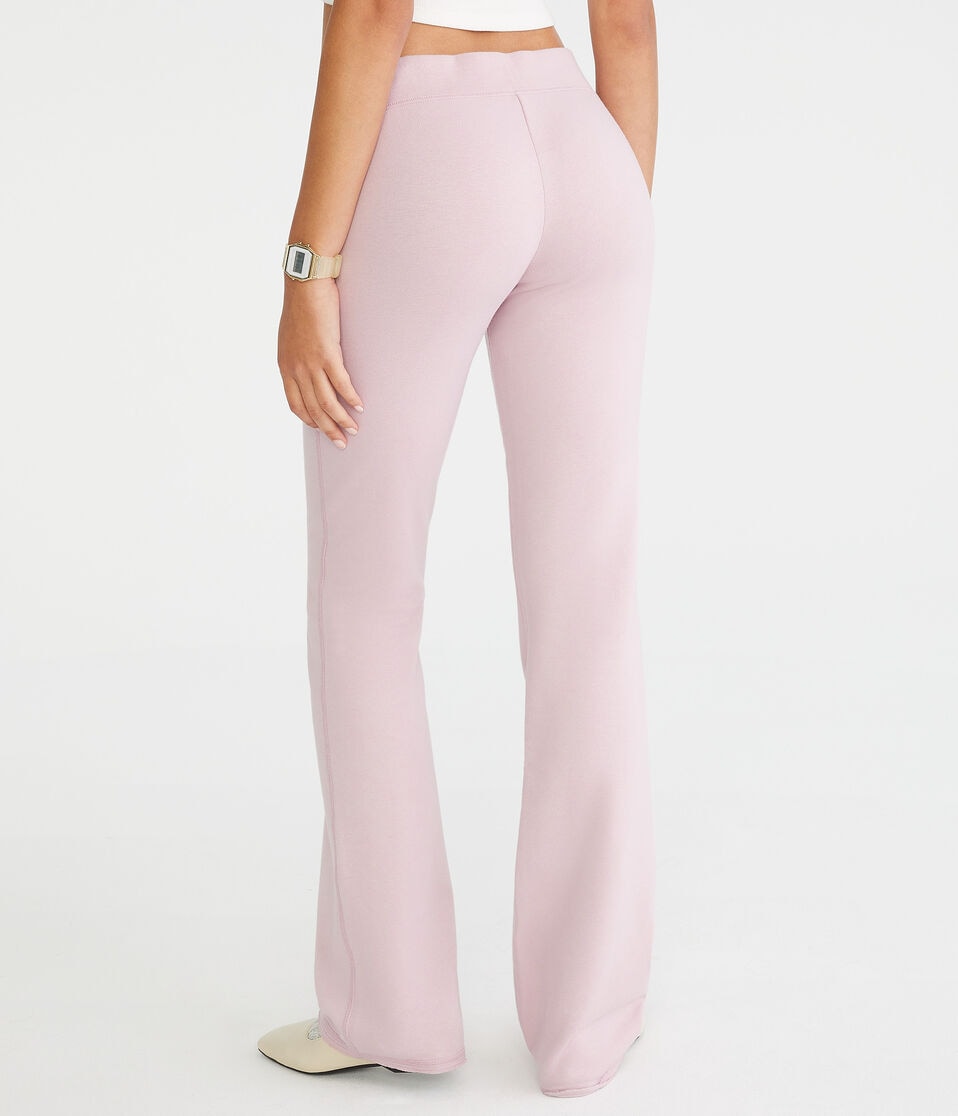 Solid Fit & Flare Sweatpants