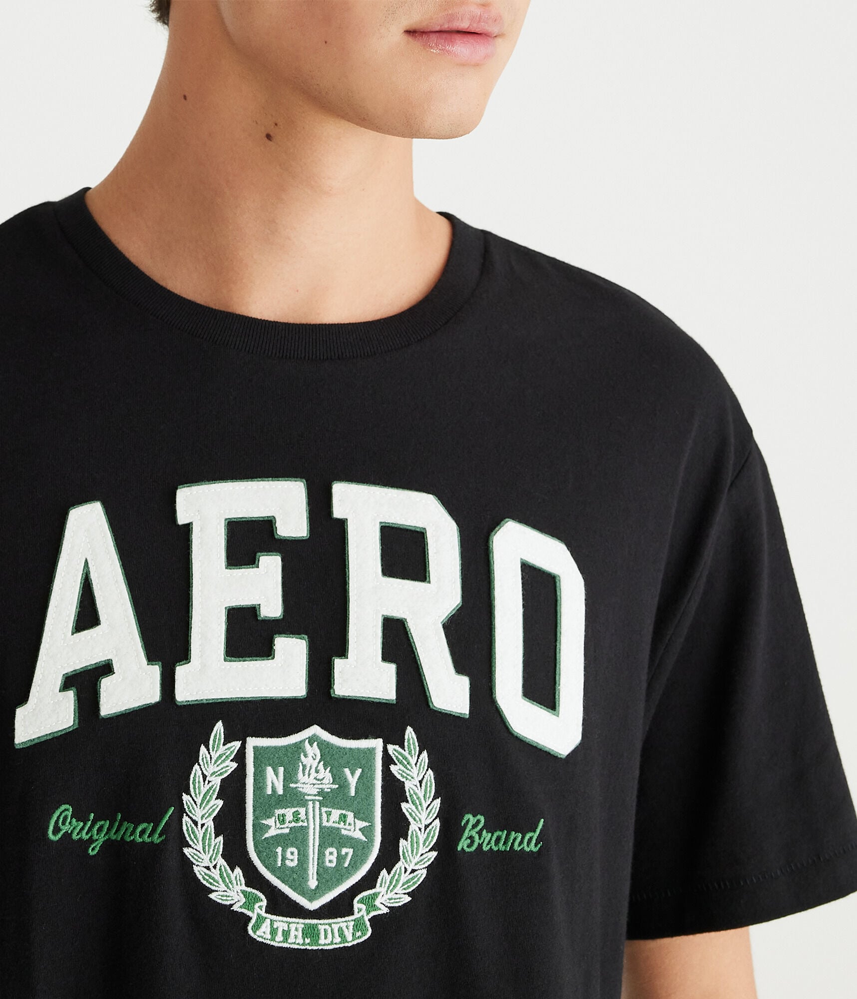 Aero Athletic Crest Appliqué Graphic Tee