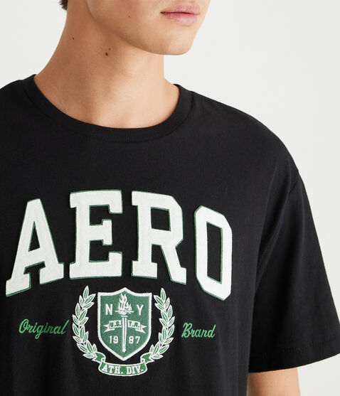 Aero Athletic Crest Appliqué Graphic Tee Aero Athletic Crest Appliqué Graphic Tee