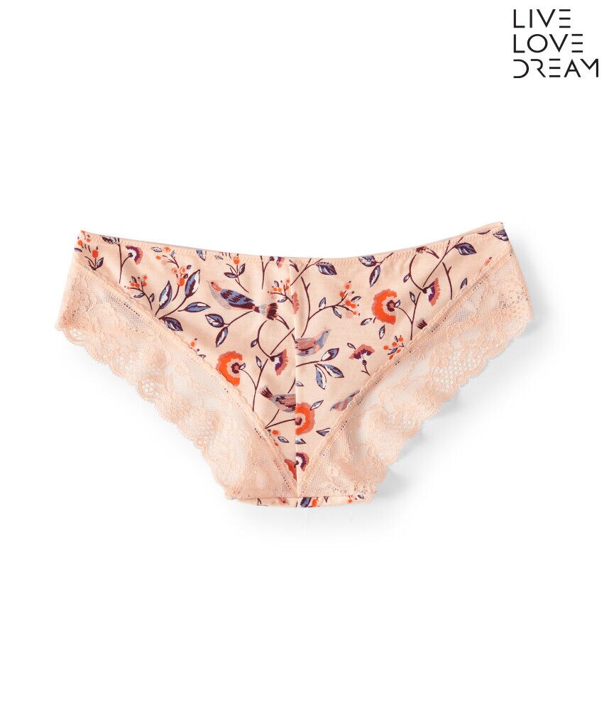 Floral Bird Print Hipster