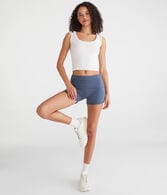 Air Soft Fold-Over Booty Shorts