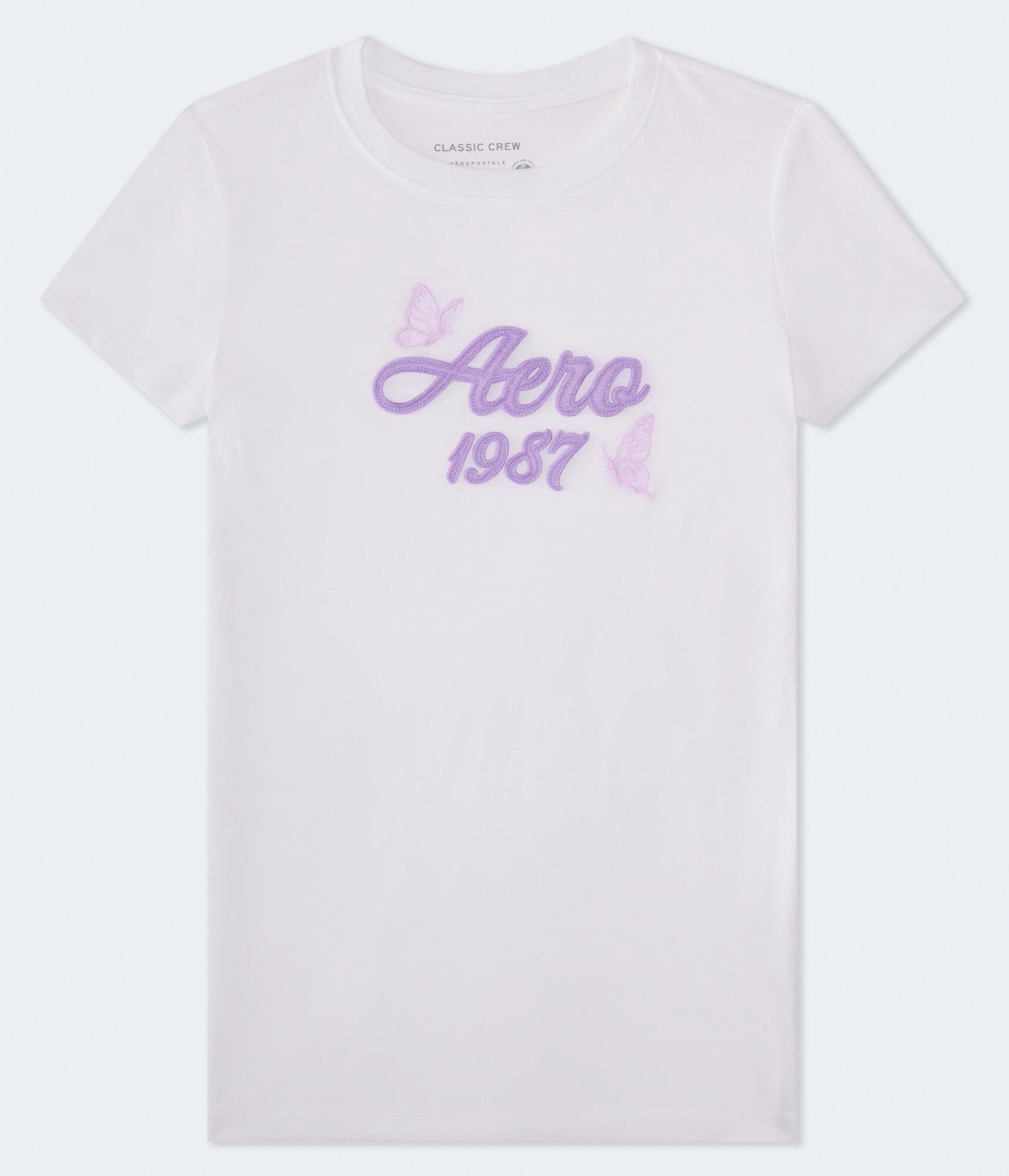 Aero 1987 Butterfly Appliqu&eacute; Graphic Tee