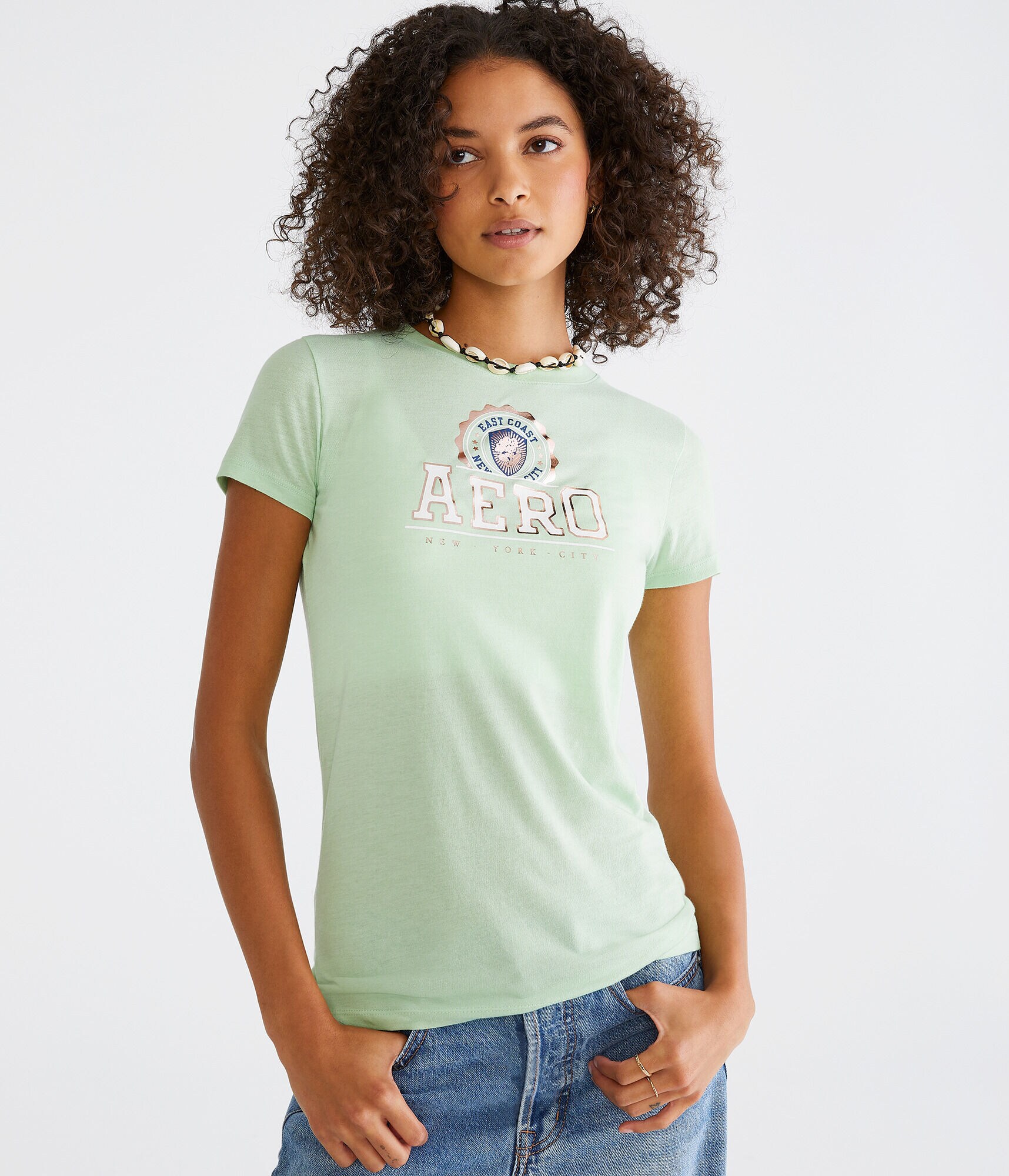 Aero Logo Crest Foil Graphic Tee