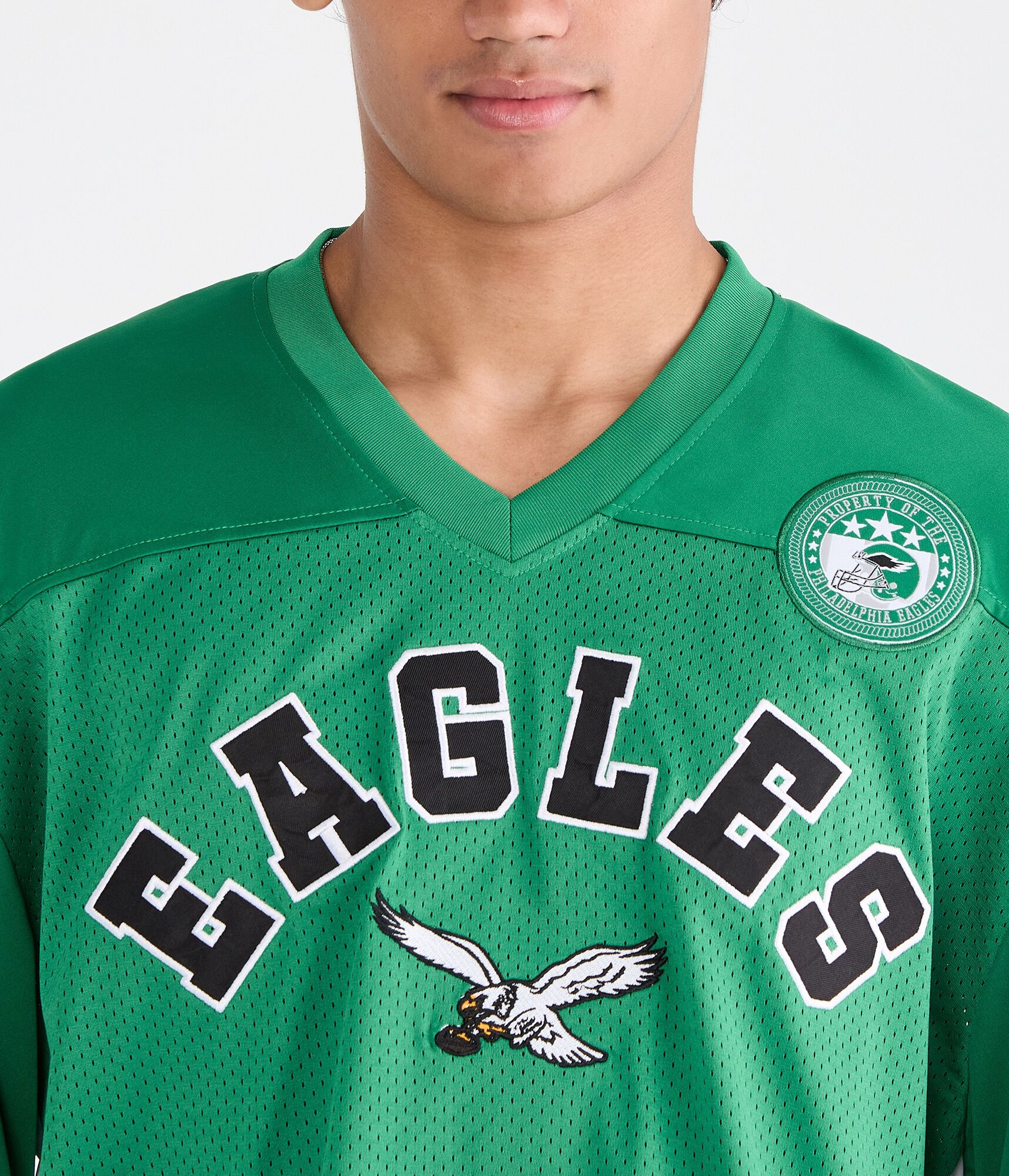 Long Sleeve Philadelphia Eagles Mesh Top