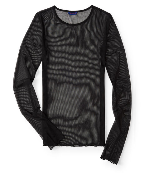 Sheer Mesh Long Sleeve Top Sheer Mesh Long Sleeve Top