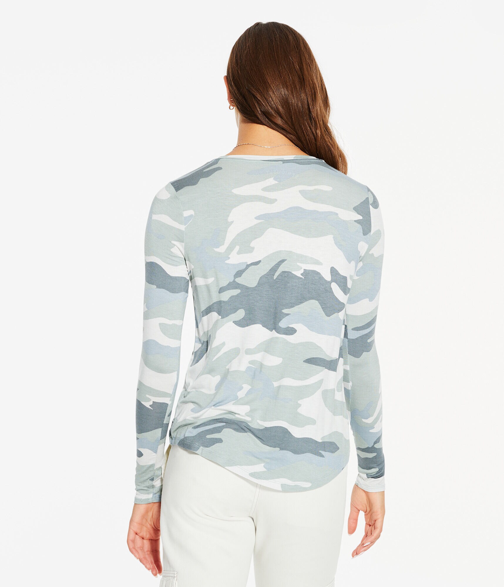 Long Sleeve Seriously Soft Camo Crew Tee