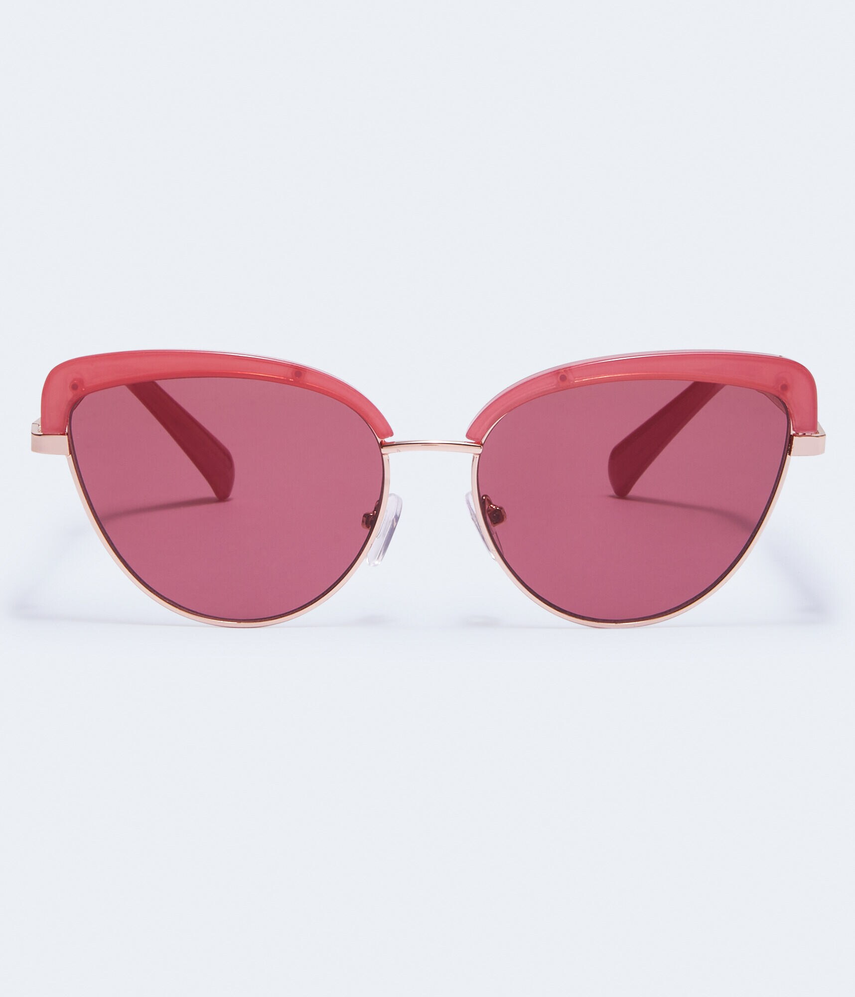 Tonal Fashion Cateye Sunglasses