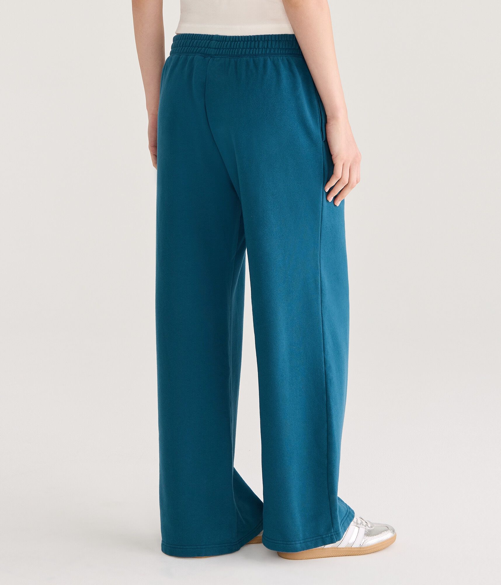 Cloud Soft Mid-Rise Wide Leg Sweatpants