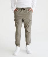 Twill Cargo Joggers