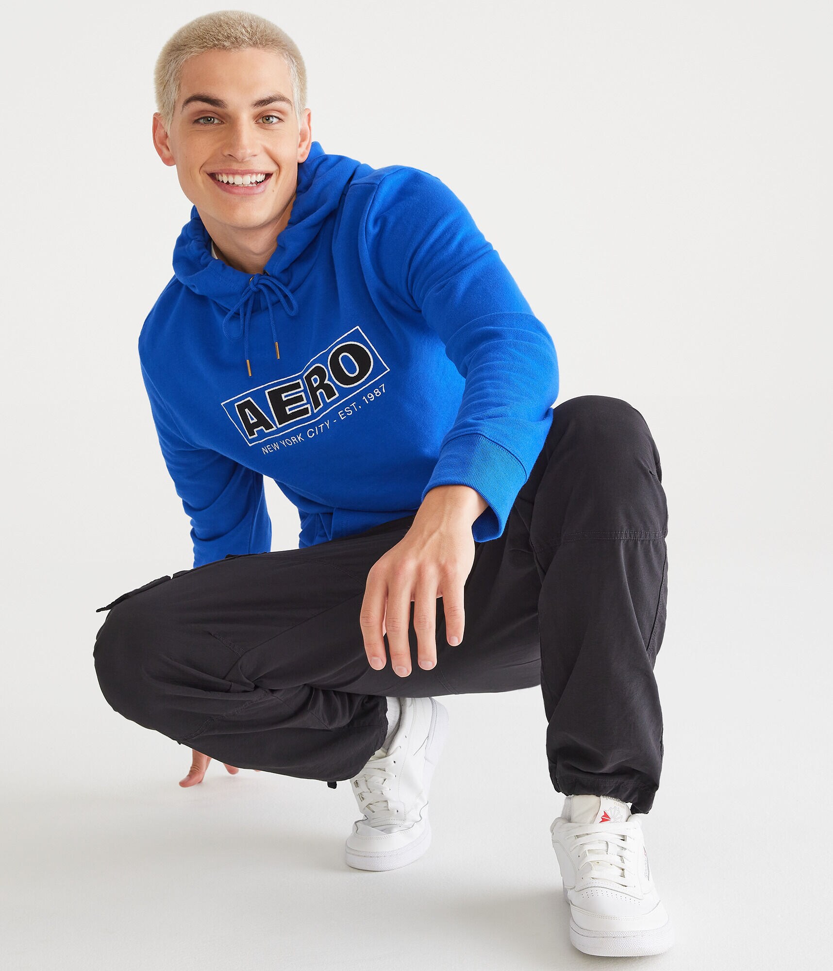 Aero Box Logo Heritage Pullover Hoodie