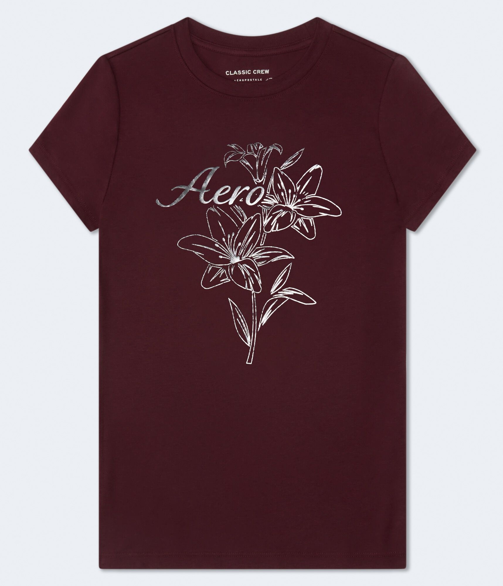 Aero Floral Foil Graphic Tee