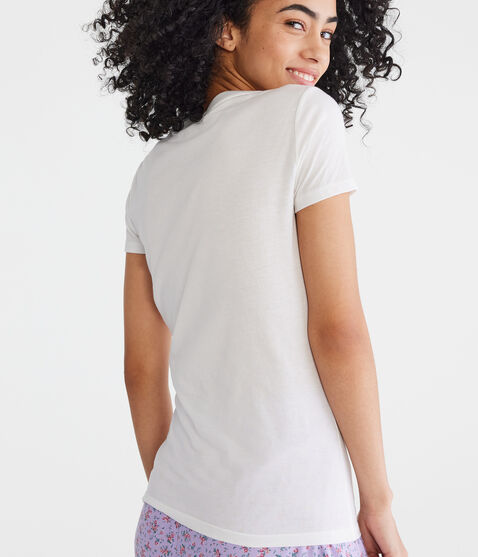Aeropostale 87 Arch Appliqué Graphic Tee Aeropostale 87 Arch Appliqué Graphic Tee