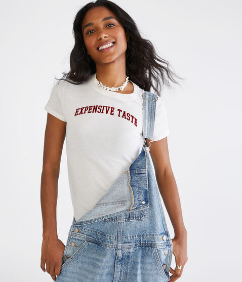 Expensive Taste Flocked Graphic Tee Expensive Taste Flocked Graphic Tee
