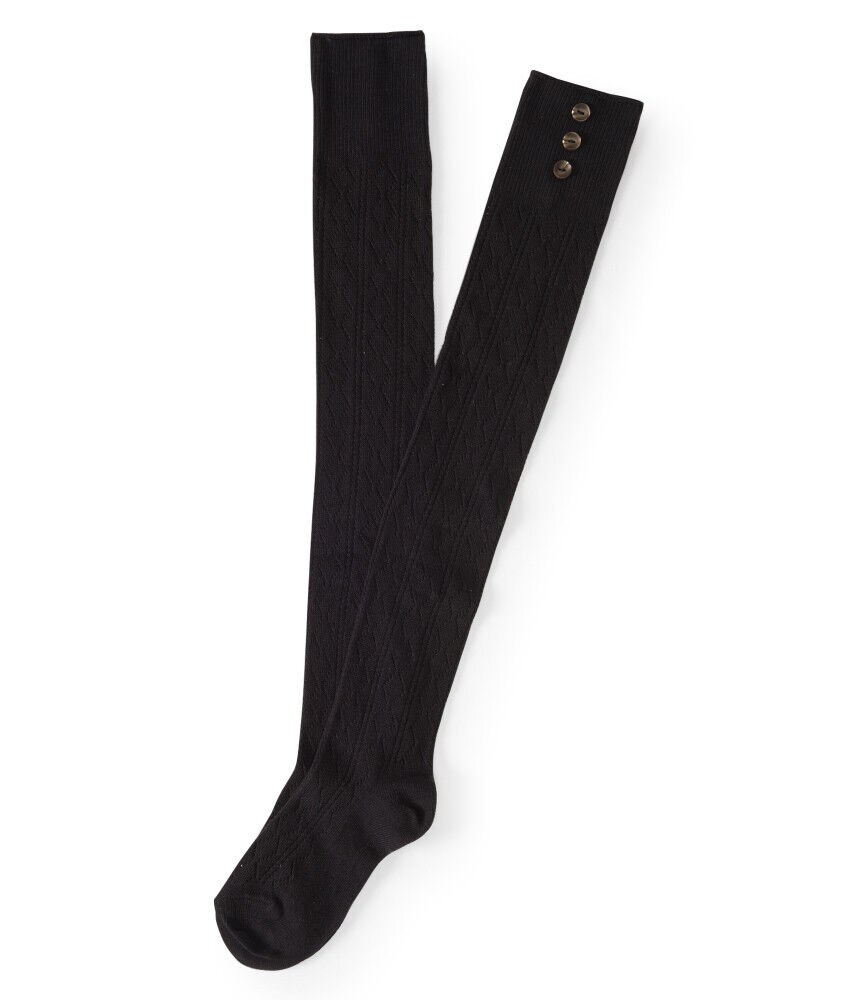 Pointelle Over-The-Knee Socks